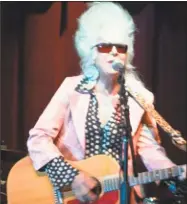  ?? Photo by Dom Forcella ?? Legendary blues harpist James Montgomery and Christine Ohlman, the Beehive Queen, come together at 41 Bridge Street Live in Collinsvil­le on Friday night.