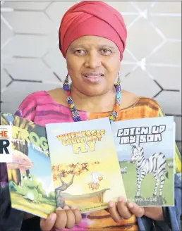  ??  ?? Self-published author of children’s books, Nomsa Mdlalose, adds a modern twist to indigenous children’s stories.