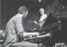  ?? NICK BRANCACCIO ?? New York-based piano virtuoso Spencer Myer performs during an open rehearsal with Windsor Symphony Orchestra and music director Robert Franz Saturday at The Capitol Theatre.