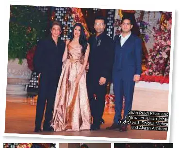 sachin and babi light blue dress Shah Rukh Khan, Katrina Kaif, Aishwarya Rai attend Akash Ambani, Shloka  Mehta's engagement party  Firstpost