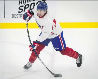  ?? PIERRE OBENDRAUF ?? Despite leading the AHL in scoring with 71 points and being named Laval’s man of the year, Rocket forward Chris Terry isn’t sure if he’ll be back with the Canadiens’ farm team next season.