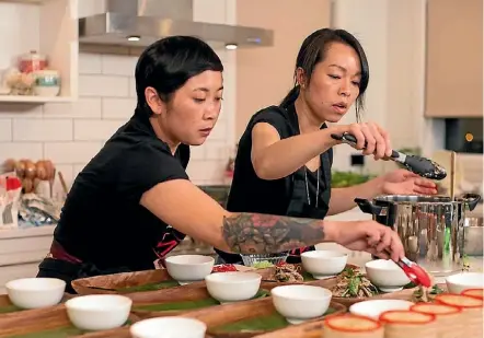  ??  ?? Dal Philavong, left, and Dai Phonevilay are creating a Taste of Lao in Porirua.