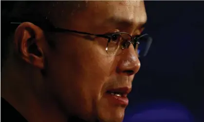  ?? Photograph: Pedro Nunes/Reuters ?? Binance.US, owned by CEO Changpeng Zhao, is in talks with the Securities and Exchange Commission to avoid a total asset freeze.