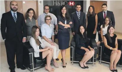  ??  ?? The HSBC Global Asset Management Malta Ltd team (standing L-R) Jesmar Ciappara, Stephania Abela, Gilbert Grech, Muriel Rutland, Glen Mifsud, Christine Frendo, David Lanzon, (seated L-R) Jessica Casha, Rebecca Borg, Josianne Farrugia, Lisa Vella,...