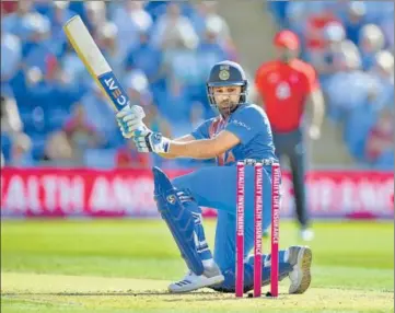  ?? GETTY ?? After a successful series against South Africa where he was Man of the Series, a confident Rohit Sharma will lead the charge vs B’desh.