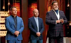  ??  ?? MasterChef Australia judges Gary Mehigan, George Calombaris and Matt Preston.