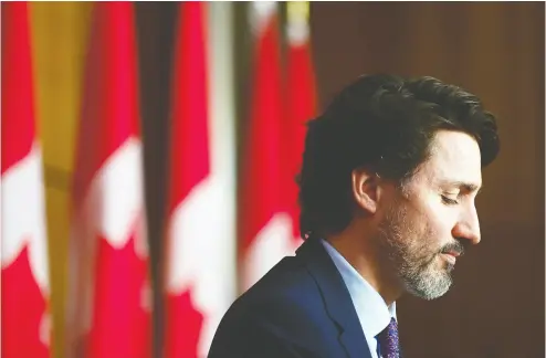  ?? SEAN KILPATRICK / THE CANADIAN PRESS FILES ?? Prime Minister Justin Trudeau may have thought committees were just another version of question period
but has since learned otherwise, Kelly Mcparland writes.