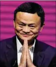  ??  ?? Jack Ma: back in business?