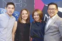  ??  ?? Michael Huang, Jackie Avecilla, April Marquez, Pepet Macachor