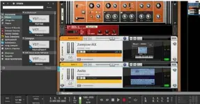  ??  ?? GUI-verliebte VST-Plug-ins wird man in Reason jetzt häufiger sehen – doch das Schönste dabei ist: Es ist kein April-Scherz!