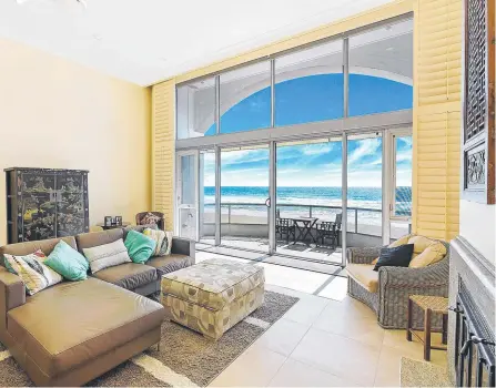  ?? Picture: supplied ?? The apartment at 4/79 Albatross Ave, Mermaid Beach, fetched $2.4 million.