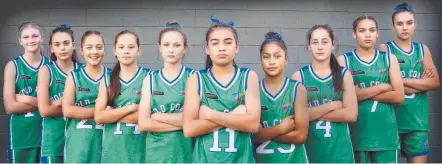  ??  ?? The Waves under-14 girls team (from left) Jessica Petrie, Jade Peacock, Lailani Brown, Jessica Smith, Eliza Rogers, Layla-J Cameron, Kiama Tahere, Paige Legassick, Hayley McDowell-White and Jordan Billing.