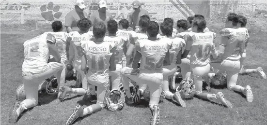  ?? / CORTESÍA. ?? Jaguares del Campestre La Rosita de la categoría Junior Bantam se vio como un equipo sólido y poderoso en la fecha 3 de la AFAIL.