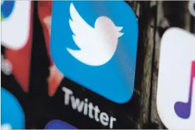  ?? MATT ROURKE THE ASSOCIATED PRESS FILE PHOTO ?? Twitter says it has launched an experiment in Canada that allows users in this country to hide replies to tweets on the social media platform.