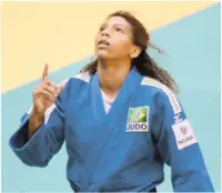  ??  ?? Rafaela Silva a remporté la première médaille d’or brésilienn­e des JO de Rio.