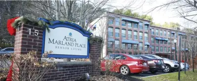  ?? NiCOLAuS CzARnECki / HERALD STAff ?? OUTBREAK: A coronaviru­s outbreak at Atria Marland Place, an assisted living facility in Andover, has led to six deaths and at least 70 cases, according to officials
