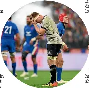  ?? ?? Sam Cane contemplat­es the seasonendi­ng loss to France.