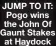  ?? ?? JUMP TO IT: Pogo wins the John Of Gaunt Stakes at Haydock