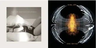  ?? (Republic Records via AP, left, and Monkeywren­ch/republic Records via AP) ?? This combinatio­n of album covers shows "The "Tortured Poets Department" by Taylor Swift and "Dark Matter" by Pearl Jam.