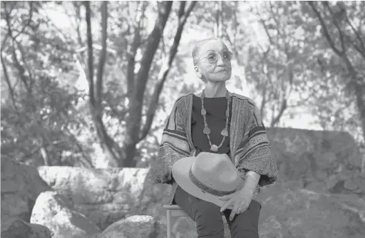  ?? CHANELL STONE/THE NEW YORK TIMES ?? Betty Reid Soskin sits with her ranger hat in Wildcat Canyon Regional Park recently. She has fought to ensure U.S. history includes oft-overlooked stories.