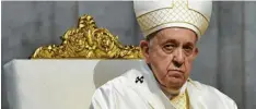  ?? Foto: Tiziana Fabi/afp, Pool/ap, dpa ?? Reformen nicht um jeden Preis: Papst Franziskus.