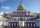  ?? CHANG W. LEE — THE NEW YORK ?? President Joe Biden delivers his inaugural address at the Capitol on Wednesday.