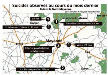  ??  ?? Le nombre de suicides dans le Bocage a augmenté depuis un mois.