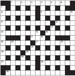  ?? PRIZES of £20 will be awarded to the senders of the first three correct solutions checked. Solutions to: Daily Mail Prize Crossword No. 15,655, PO BOX 3451, Norwich, NR7 7NR. Entries may be submitted by second-class post. Envelopes must be postmarked no l ??