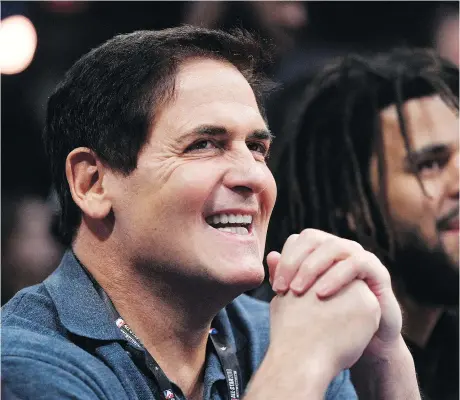  ?? CHRIS PIZZELLO/THE ASSOCIATED PRESS ?? Mavericks owner Mark Cuban was fined $600,000 this season after saying that “losing is our best option.”