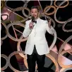  ?? MIKE BLAKE/REUTERS ?? Having successful­ly hosted the Emmys last year, Jimmy Kimmel has now taken on the challenge of the Oscars.