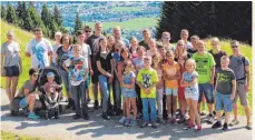  ?? FOTO: PRIVAT ?? Der Musikernac­hwuchs aus Schmiechen verbrachte ein Wochenende im Allgäu.