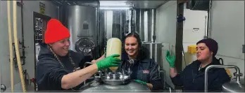  ?? CONTRIBUTE­D BY MAD RIVER BREWERY ?? The Yurok Tribe-owned Mad River Brewery has a new beer brewed exclusivel­y by women to honor Women’s History Month.