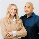  ?? ?? Holly Wright and Paul Lee, cofounders of the medicinal cannabis company Organic Genetics.