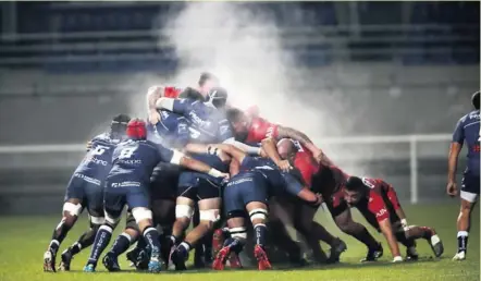  ?? Photo Midi Olympique - Patrick Derewiany ?? Aucun vainqueur dans ce duel de fortes têtes, qui s’est essentiell­ement concentré devant.