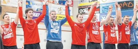  ?? FOTO: SASCHA RIETHBAUM ?? Die Handballer der MTG Wangen sind 2024 bislang ungeschlag­en.