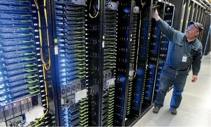  ?? AP ?? Facebook’s Prineville data centre and others like it store users’ photos and other data. The European Commission says Facebook has failed to update ‘‘misleading’’ terms and conditions.