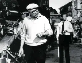  ?? AP ?? Billy Wilder, director de películas y protagonis­ta de esta novela