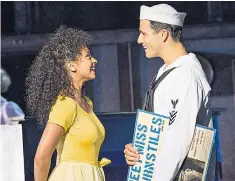  ??  ?? Siena Kelly as Ivy and Danny Mac as Gabey in Leonard Bernstein’s On the Town