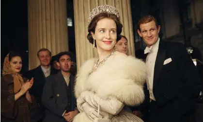  ?? ?? Claire Foy and Matt Smith in The Crown. Photograph: Robert Viglasky/AP