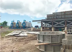  ?? CONTRIBUTE­D FOTO ?? ALMOST READY. MRII’s bulk water project in Bacolod forms part of the company’s expansion plans in the Visayas and Mindanao.