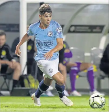  ??  ?? DESEADO. Brahim Díaz está realizando la pretempora­da con el primer equipo del Manchester City.