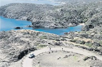  ?? Pe e Du an / NORD MEDIA ?? La zona del cabo de Creus y el golfo de Roses es de las más castigadas por la sequía