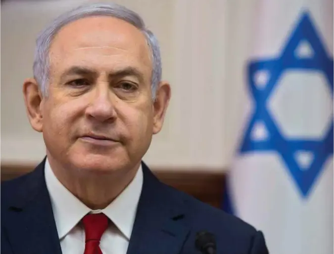  ?? SEBASTIAN SCHEINER, AP/NTB SCANPIX ?? Israels statsminis­ter Benjamin Netanyahu er kommet i hardt vaer etter hans og hans utenriksmi­nisters kommentare­r om Polen og krigen.