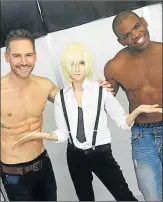  ??  ?? FEELING HEAT: Janez Vermeiren, left, and Siv Ngesi got down to basics in Tokyo