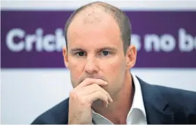  ?? ?? Former England cricket captain Sir Andrew Strauss.