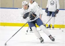  ?? POSTMEDIA ?? Michael Kesselring takes part in the Edmonton Oilers 2019 Developmen­t Camp on June 24, 2019.