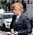  ?? ?? SINGER Ed Sheeran was found not guilty of copying and exploiting another song. | Bang Showbiz
