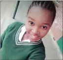  ??  ?? The body of Nonhlanhla Gumbi, 17, was found naked in bushes on Monday.