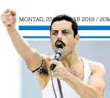 ?? AP ?? Rami Malek als Freddie Mercury.