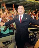  ??  ?? Presidente Il numero uno di Nissan-Renault Carlos Ghosn